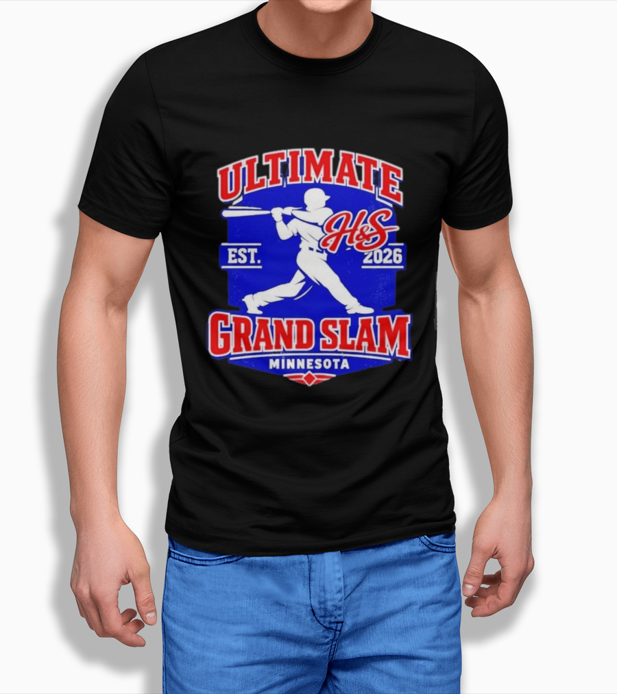 Ultimate H&S Grand Slam Baseball Minnesota Est 2026 T-Shirt