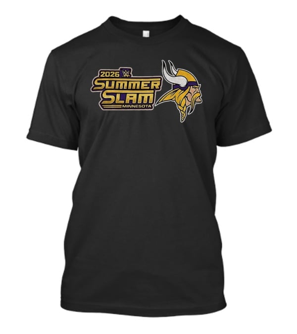 2026 WWE SummerSlam Minnesota Vikings T-Shirt