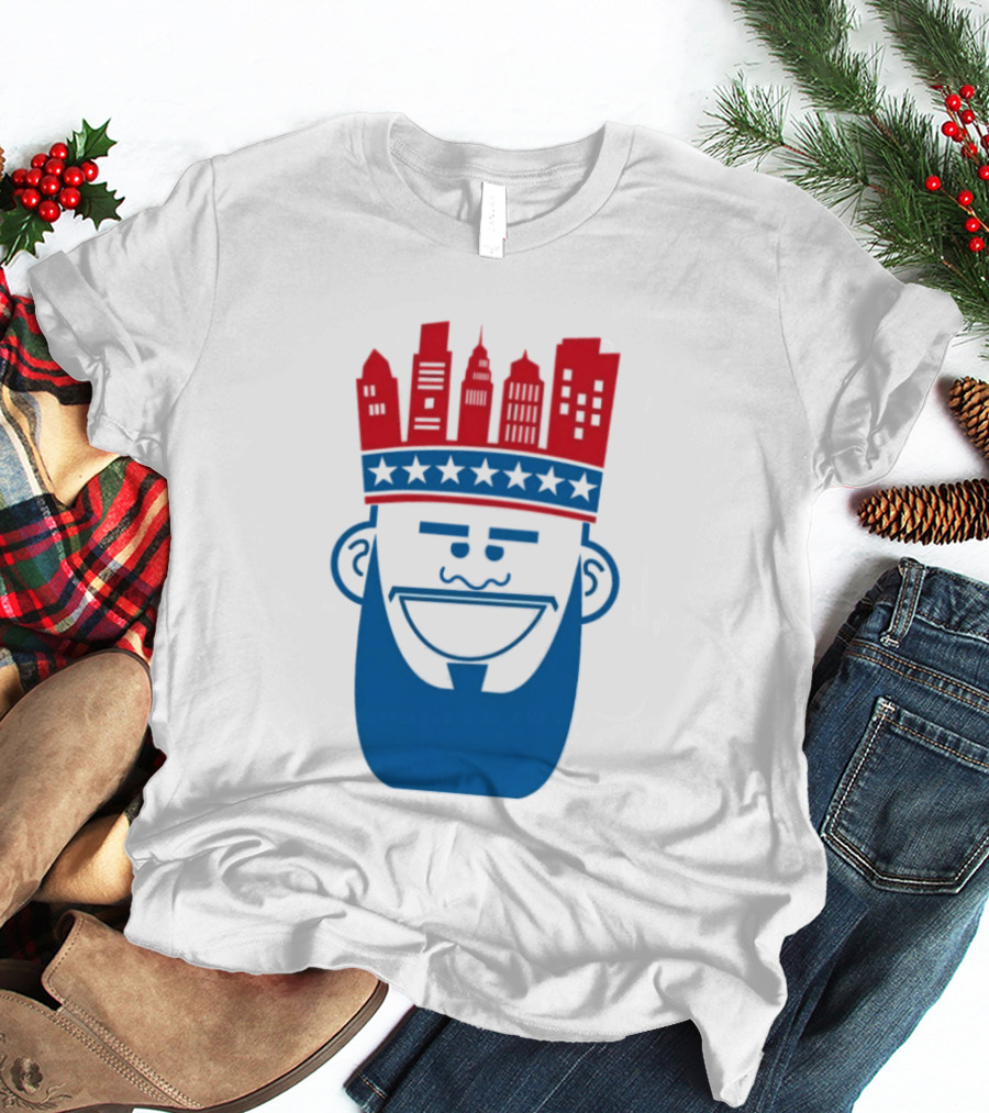 Lebron James Philadelphia 76ers Philly King Skyline Crown T-Shirt