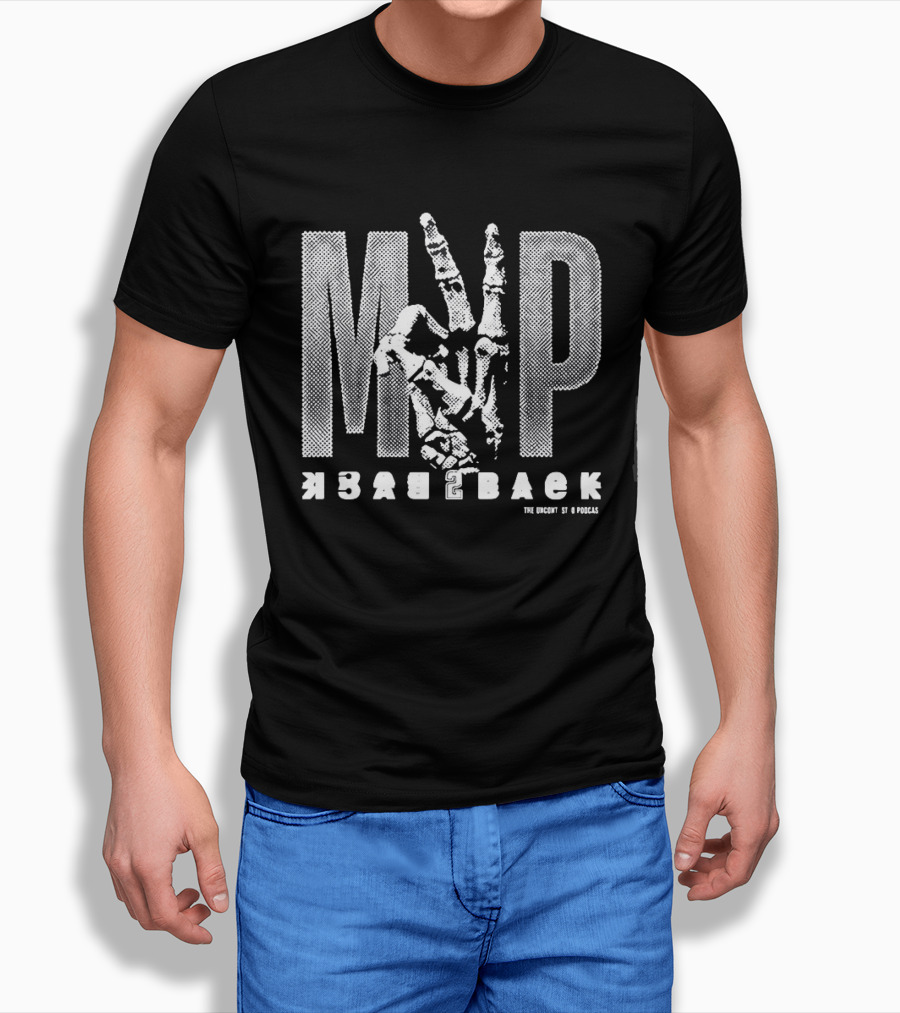 Shai Gilgeous Alexander MVP Back To Back 2025 2026 Oklahoma City Thunder NBA Skeleton Hand T-Shirt