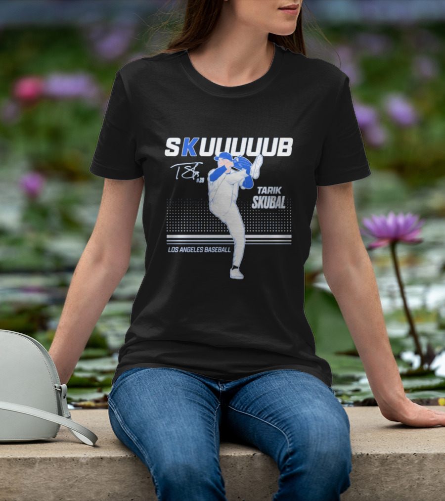 SKUUUUUB Tarik Skubal Los Angeles Baseball #29 T-Shirt
