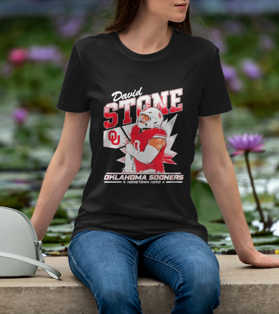 David Stone Oklahoma Sooners Hometown Hero OU Football Star T-Shirt