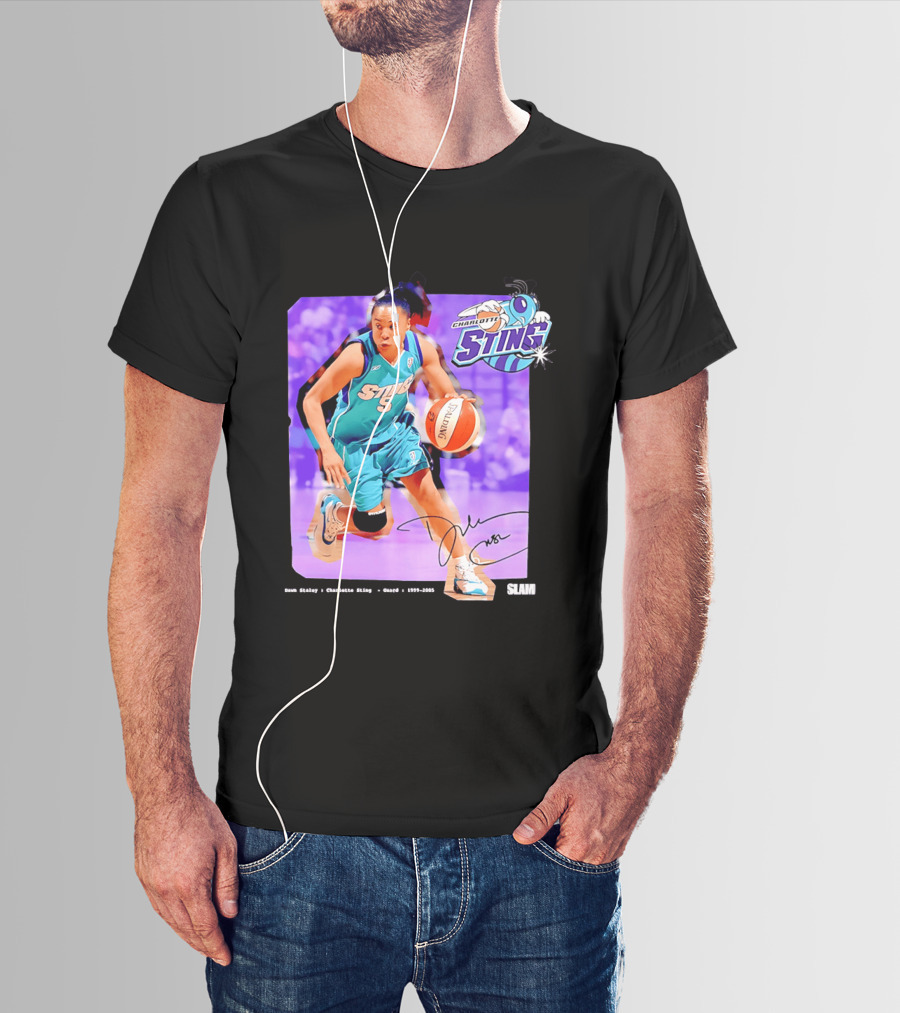Dawn Staley Charlotte Sting WNBA Guard 1999 2005 T-Shirt