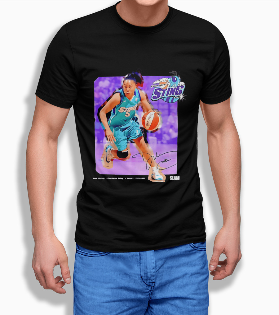 Dawn Staley Charlotte Sting WNBA Guard 1999 2005 T-Shirt
