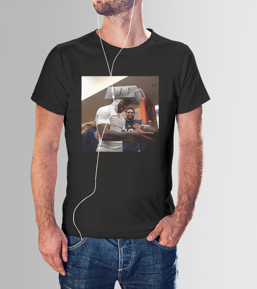 DJ Moore Cheese Grater Hat Fun Moment T-Shirt
