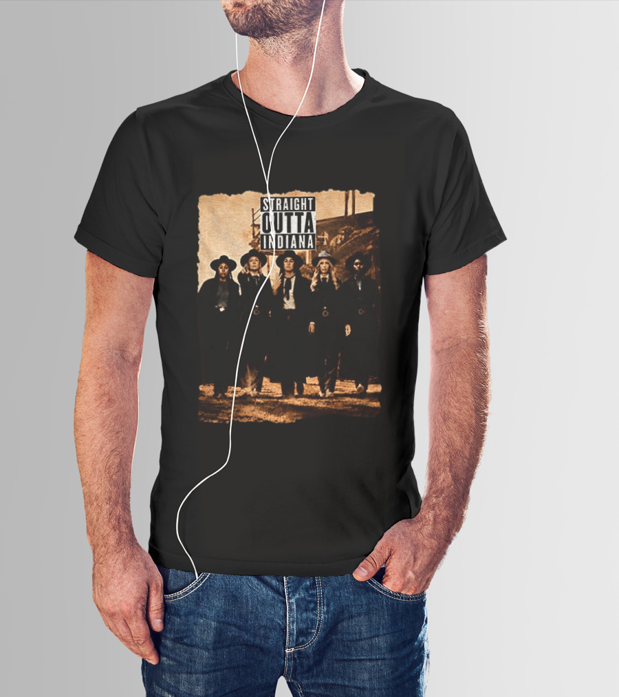 Sophie Cunningham Caitlin Clark Indiana Fever Basketball Feverstone Straight Outta Indiana 2026 T-Shirt