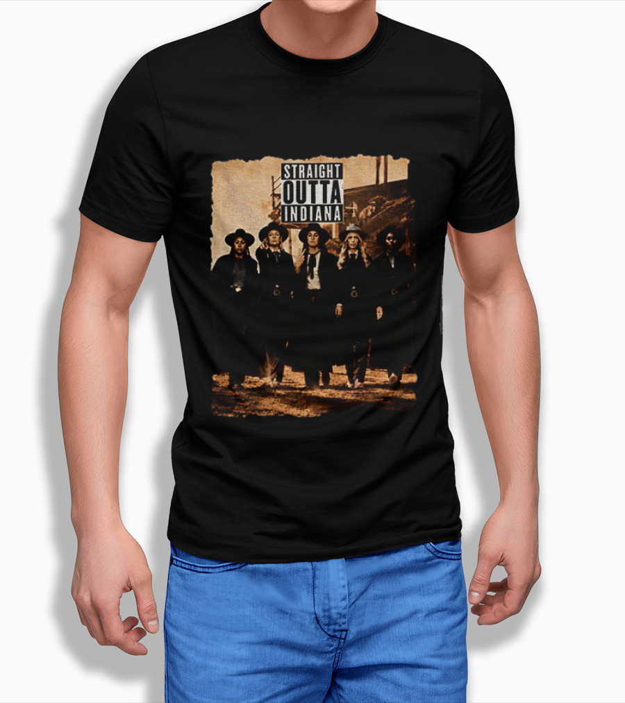 Sophie Cunningham Caitlin Clark Indiana Fever Basketball Feverstone Straight Outta Indiana 2026 T-Shirt