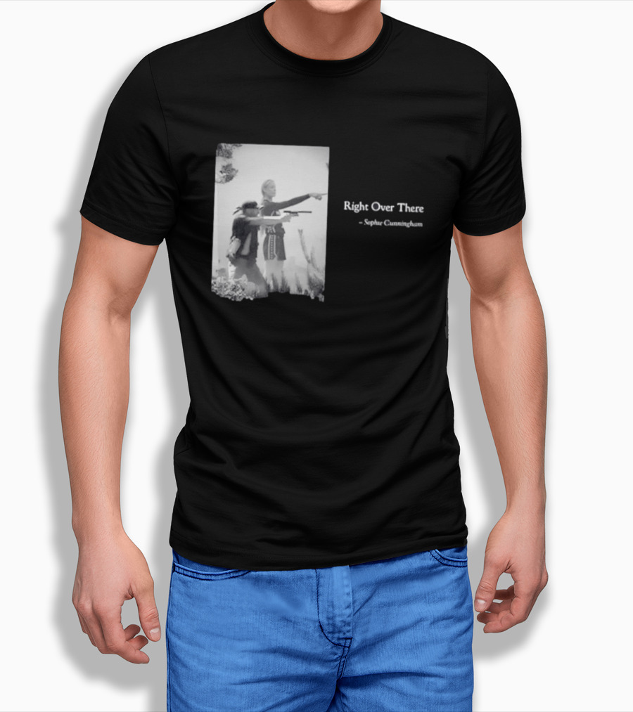 Right Over There Sophie Cunningham Vintage Western Scene T-Shirt
