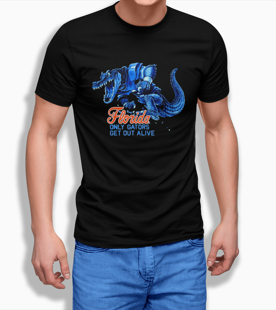Florida Gators Only Gators Get Out Alive T-Shirt