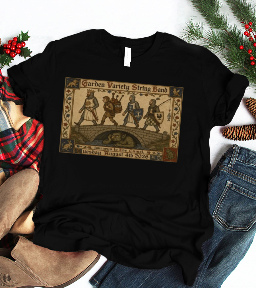 Garden Variety String Band Journeys To The Camel Richmond VA August 4 2026 A.D. T-Shirt