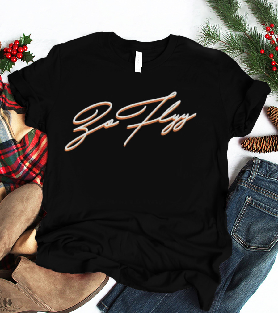 Go Flyy Script Bold Cursive T-Shirt