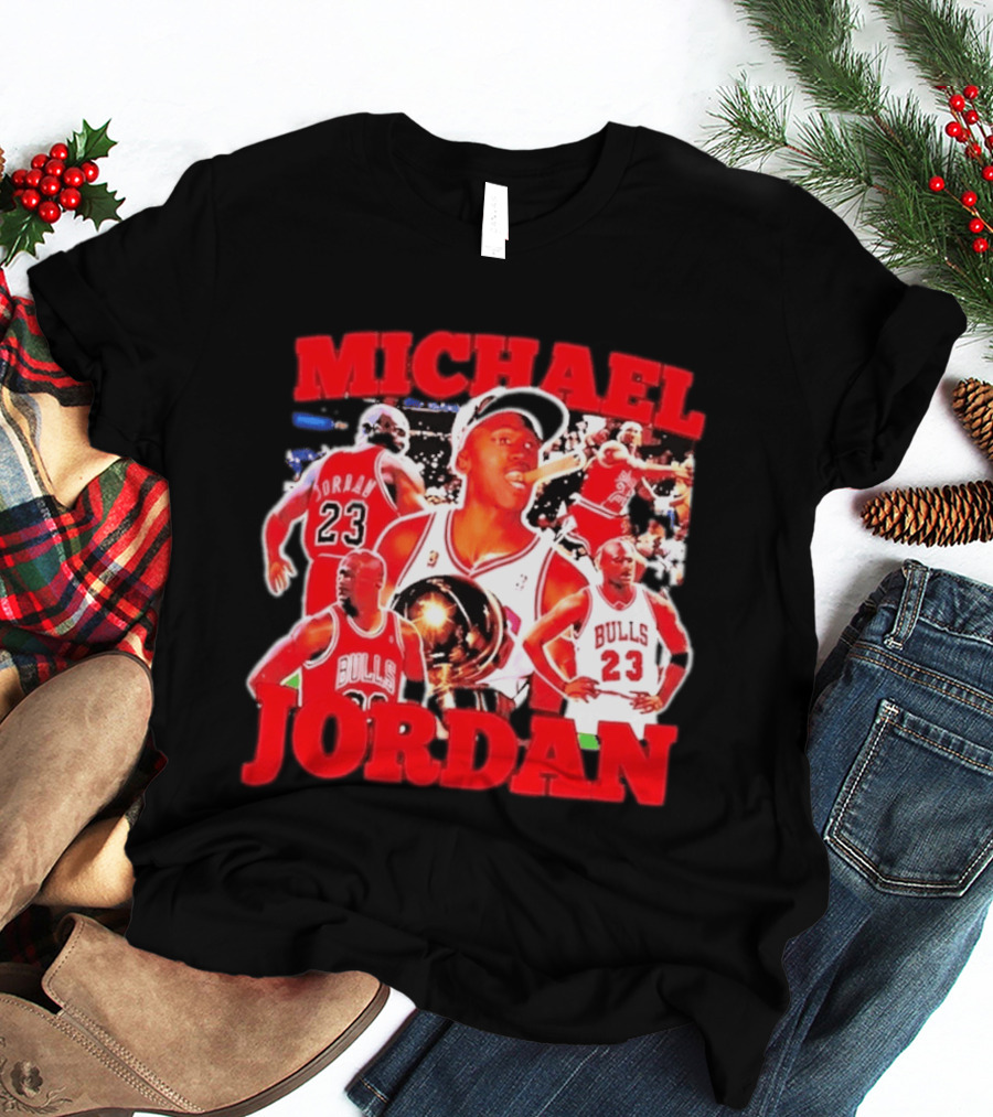 Michael Jordan Chicago Bulls 23 Basketball Legend NBA Champion T-Shirt