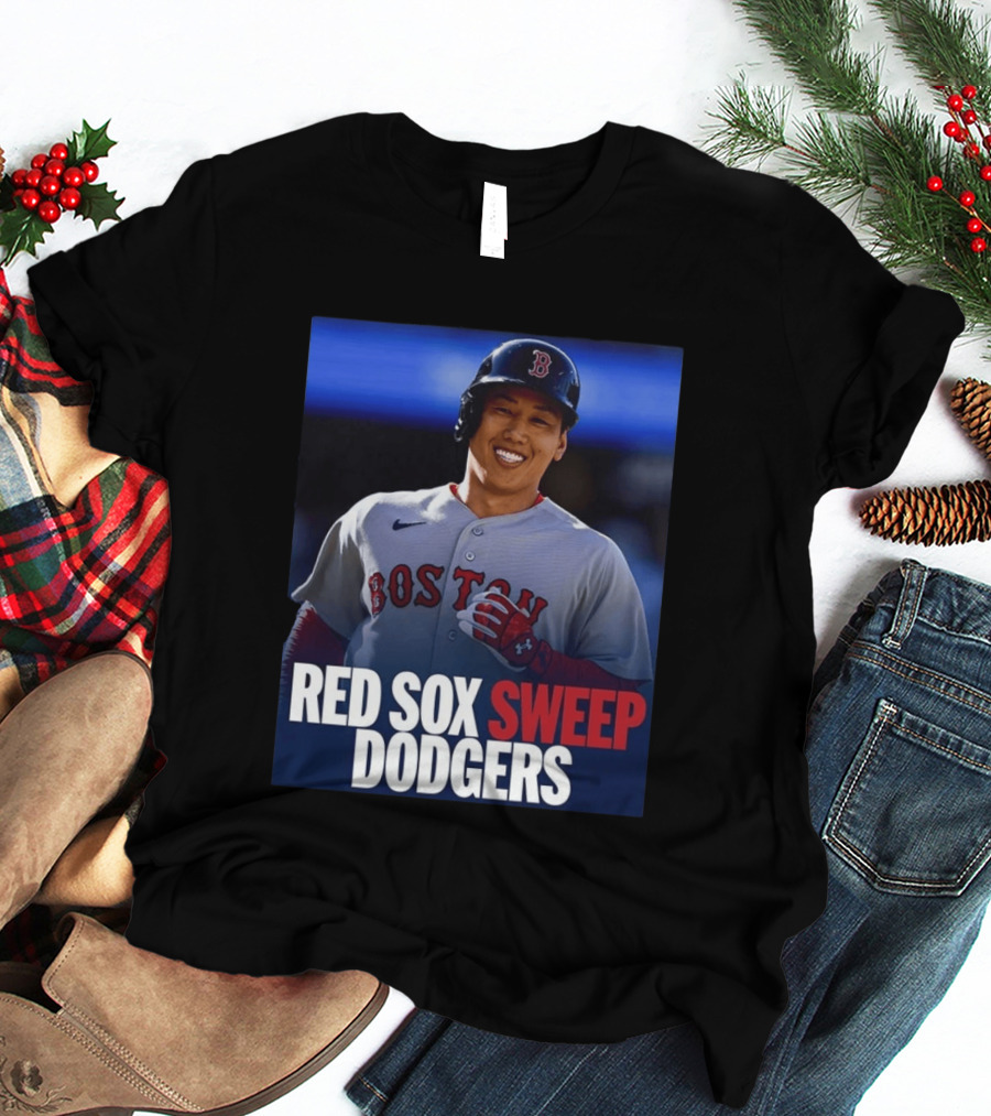 Boston Red Sox Sweep Dodgers Victory Celebration 2026 T-Shirt