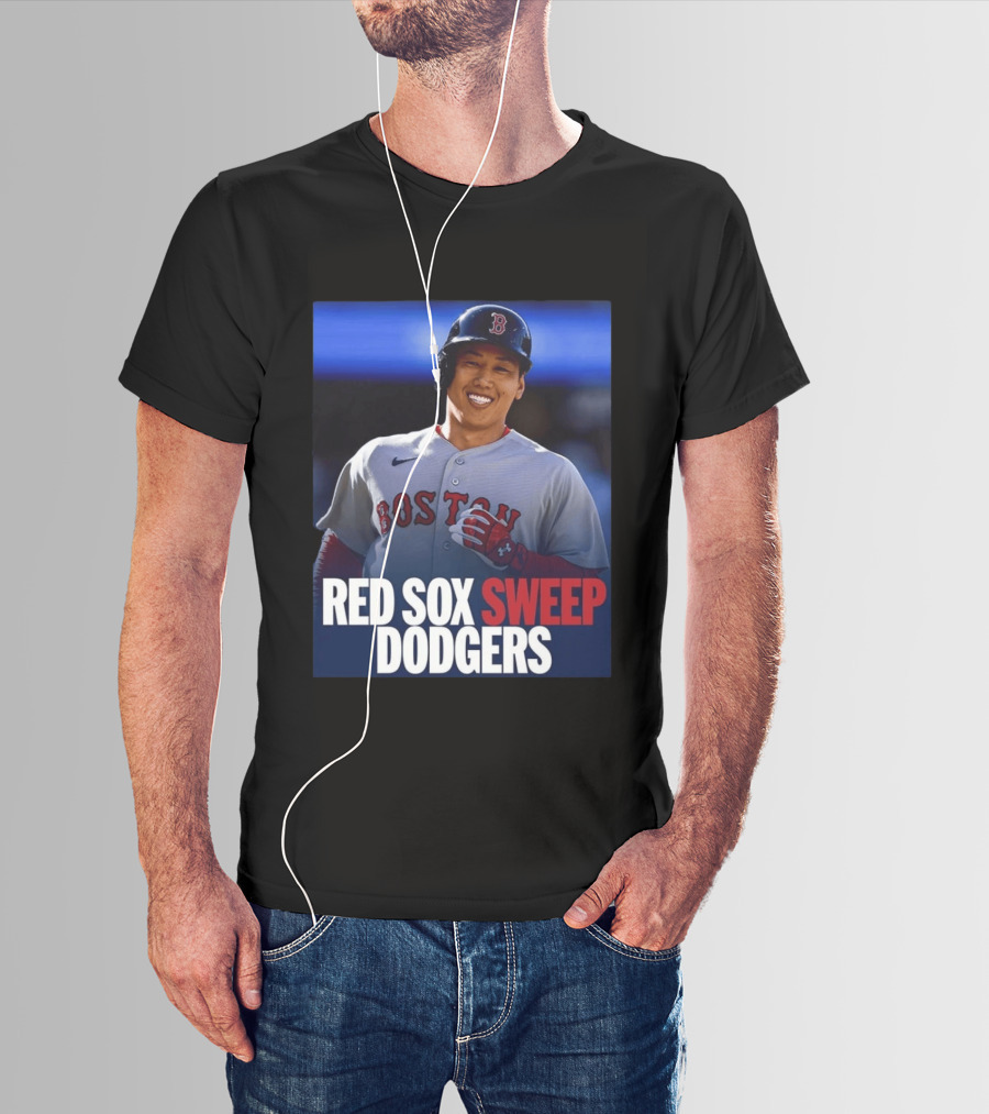 Boston Red Sox Sweep Dodgers Victory Celebration 2026 T-Shirt