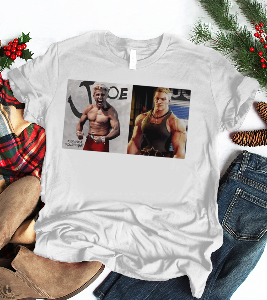 Joe Alexander Volkanovski Crossover MMA Fighter And Game Character Image T-Shirt