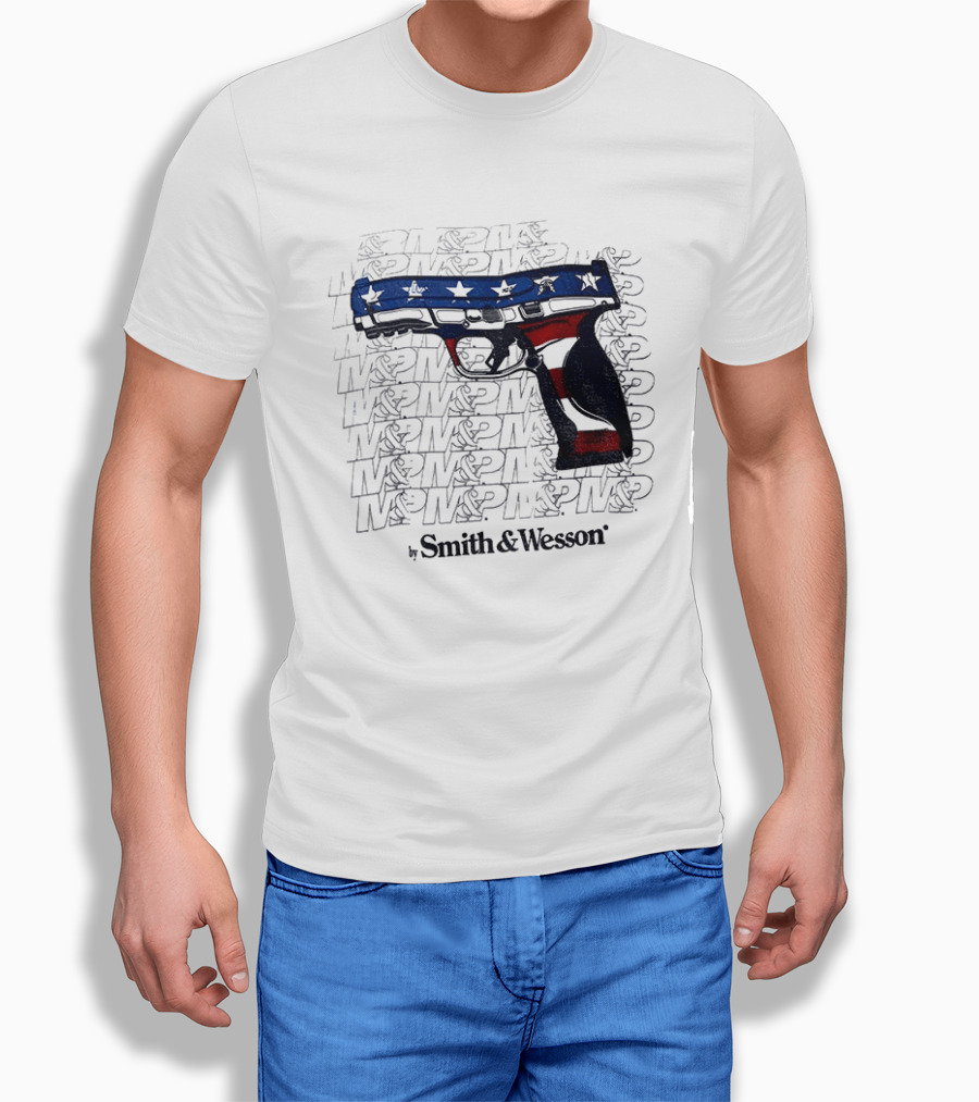 M P Monday By Smith And Wesson Stars And Stripes T-Shirt