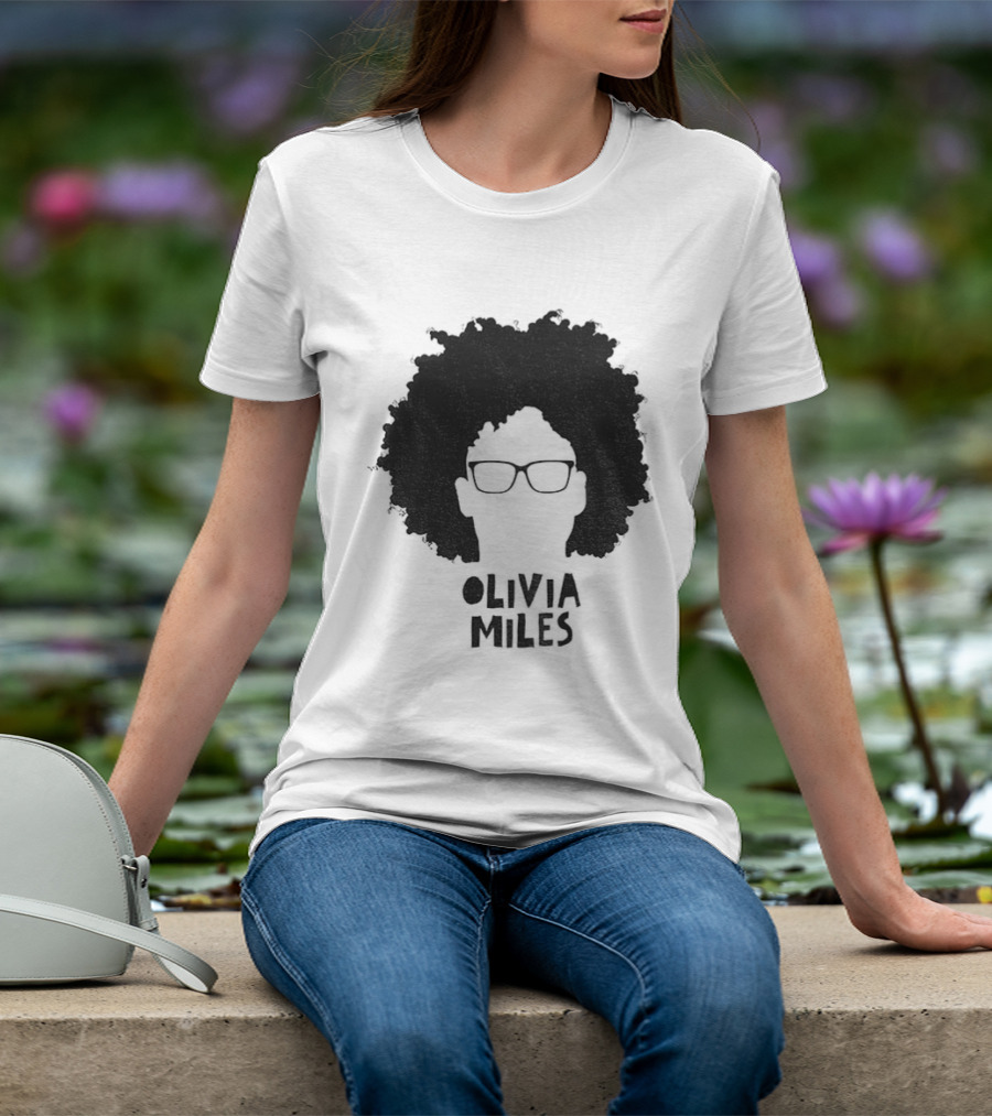 Olivia Miles Afro Glasses Icon WNBA Minnesota Lynx 2026 T-Shirt