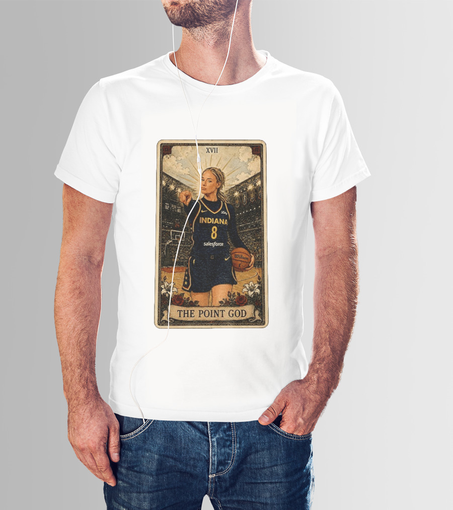 Sophie Cunningham Indiana The Point God XVII Tarot Card Basketball 8 T-Shirt