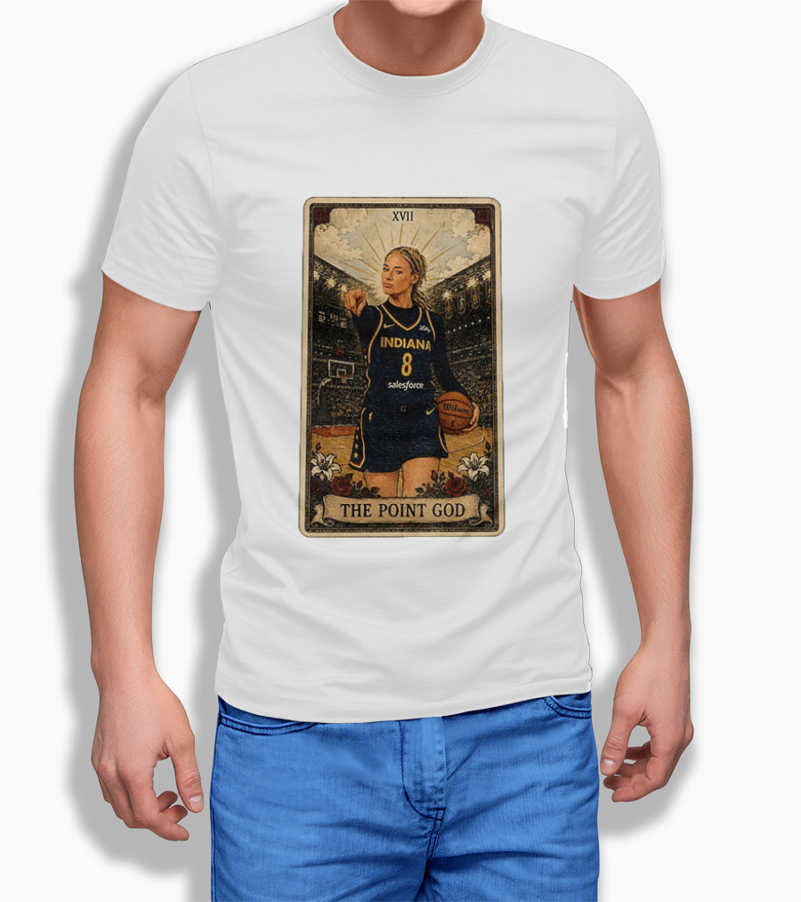 Sophie Cunningham Indiana The Point God XVII Tarot Card Basketball 8 T-Shirt