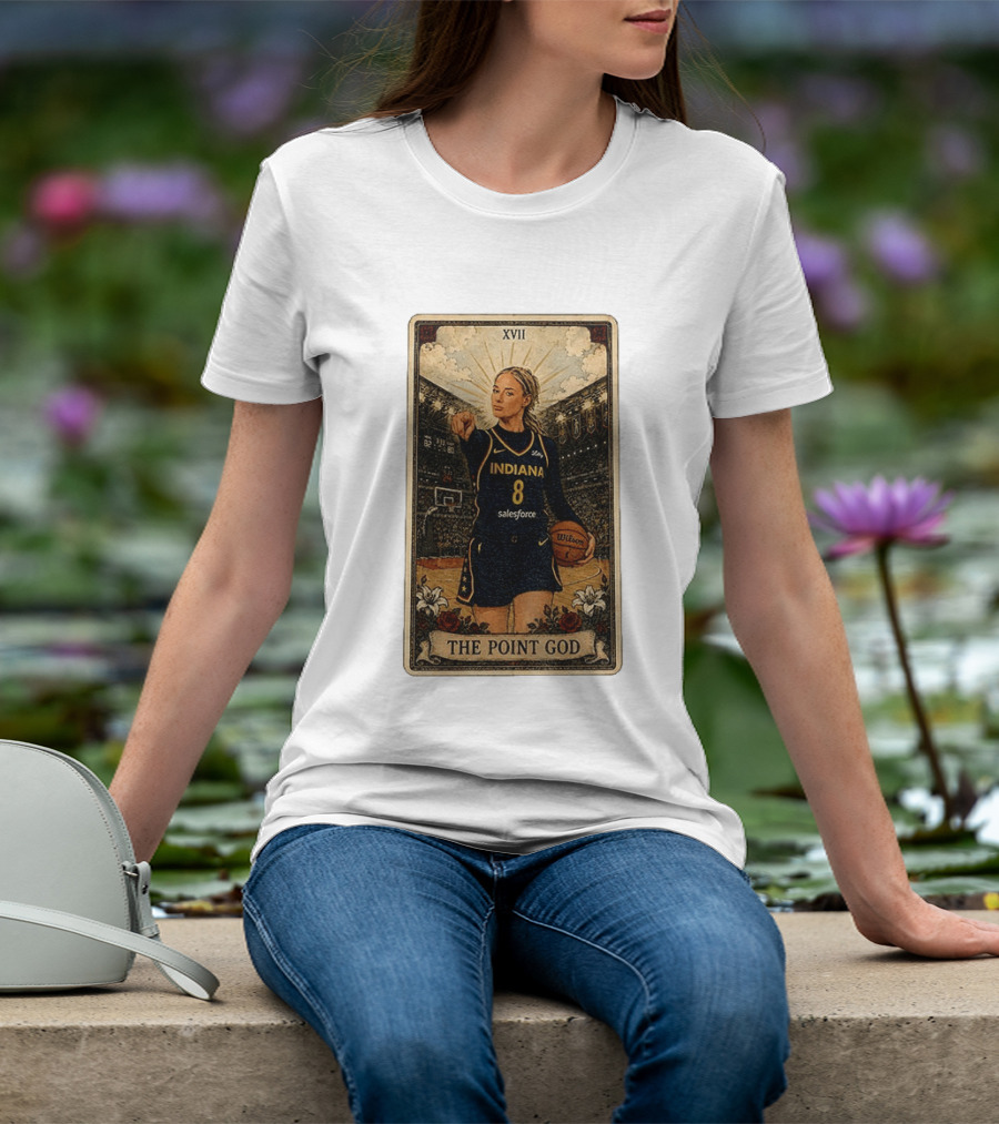 Sophie Cunningham Indiana The Point God XVII Tarot Card Basketball 8 T-Shirt