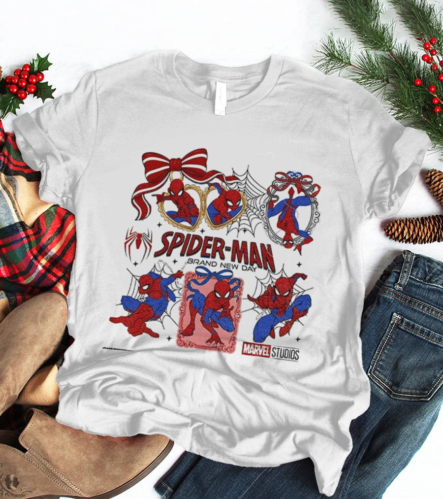 Spider Man Brand New Day Marvel Studios Masked Web Hero Coquette Superhero T-Shirt