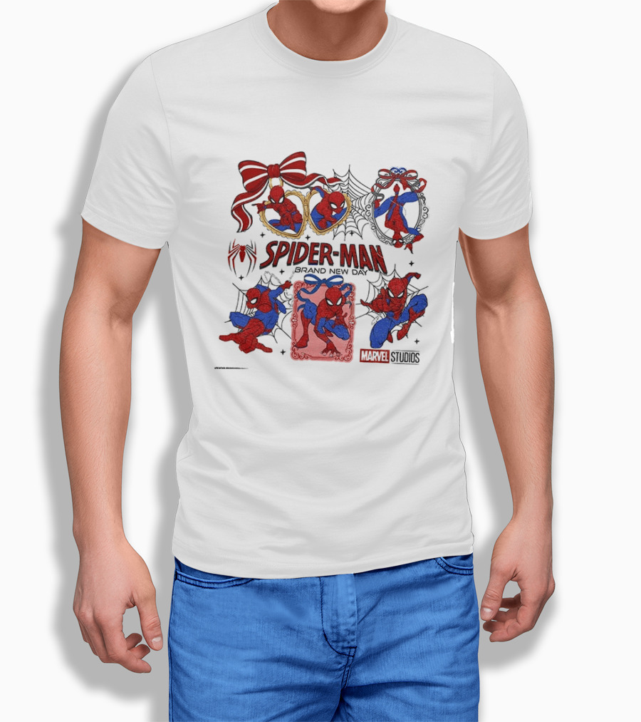 Spider Man Brand New Day Marvel Studios Masked Web Hero Coquette Superhero T-Shirt