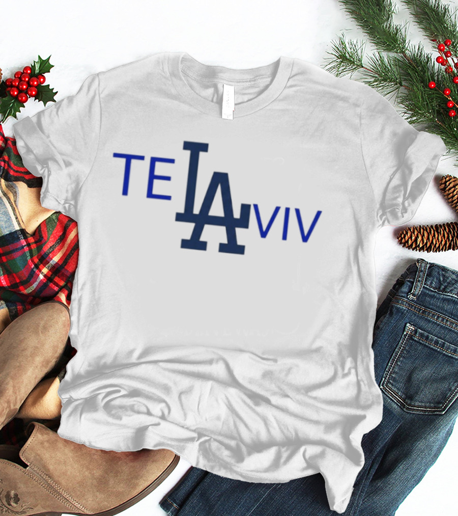 TE LA VIV Los Angeles Dodgers LA T-Shirt