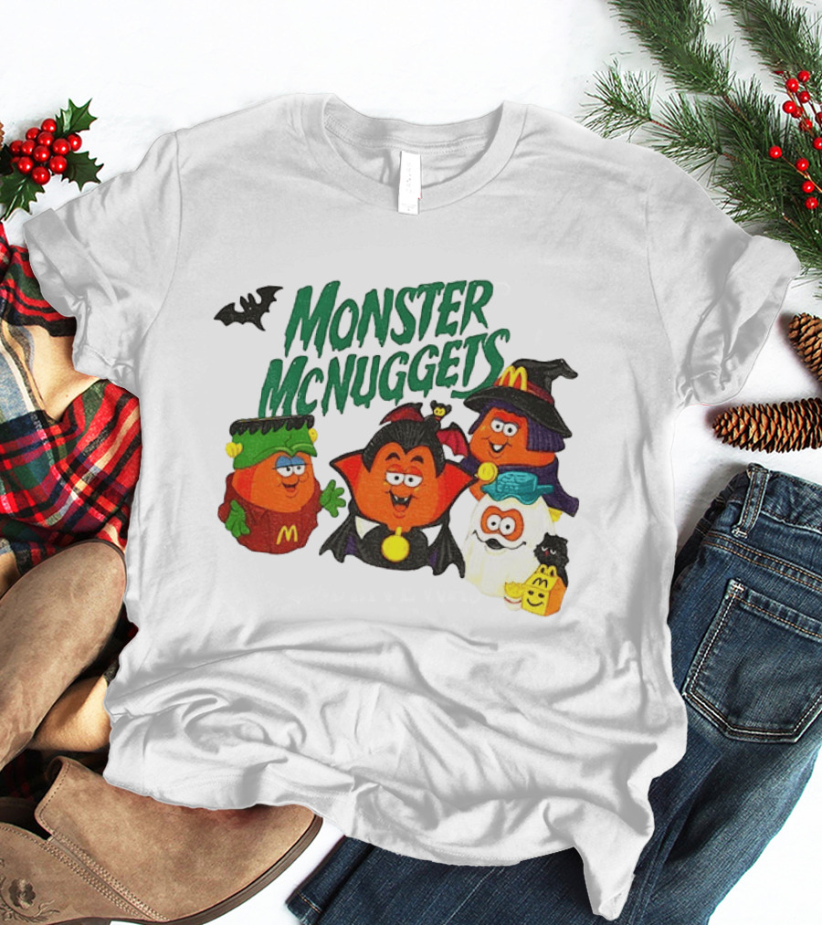 Monster McNuggets Halloween McDonald's Characters T-Shirt