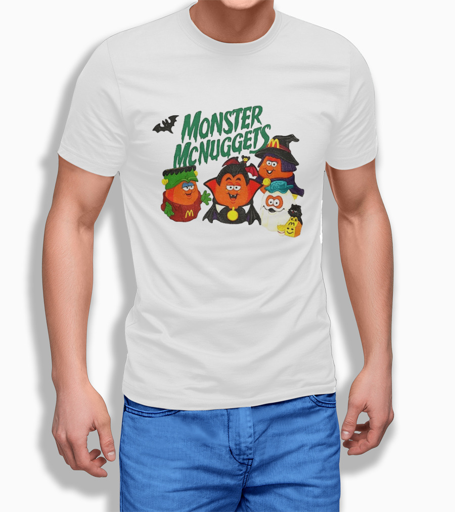 Monster McNuggets Halloween McDonald's Characters T-Shirt