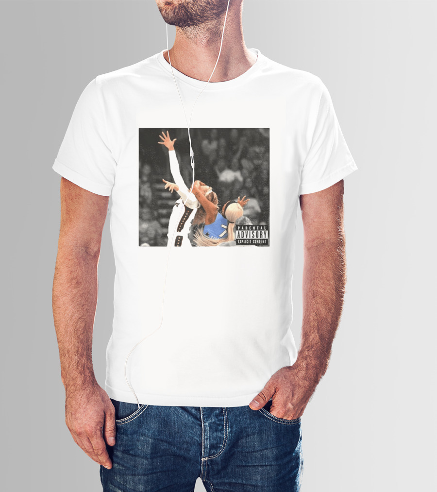Stand With Sophie Parental Advisory Sophie Cunningham Vs DiJonai WNBA Moment T-Shirt