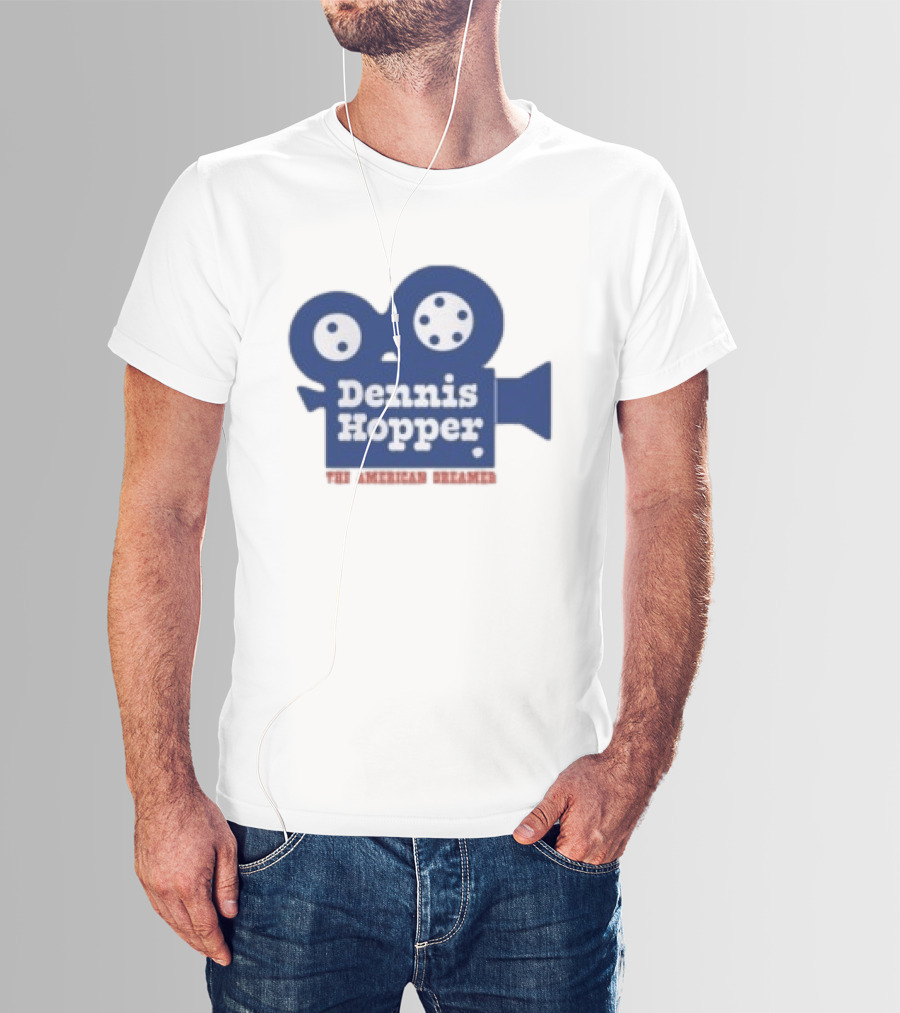 Dennis Hopper The American Dreamer Movie Camera T-Shirt
