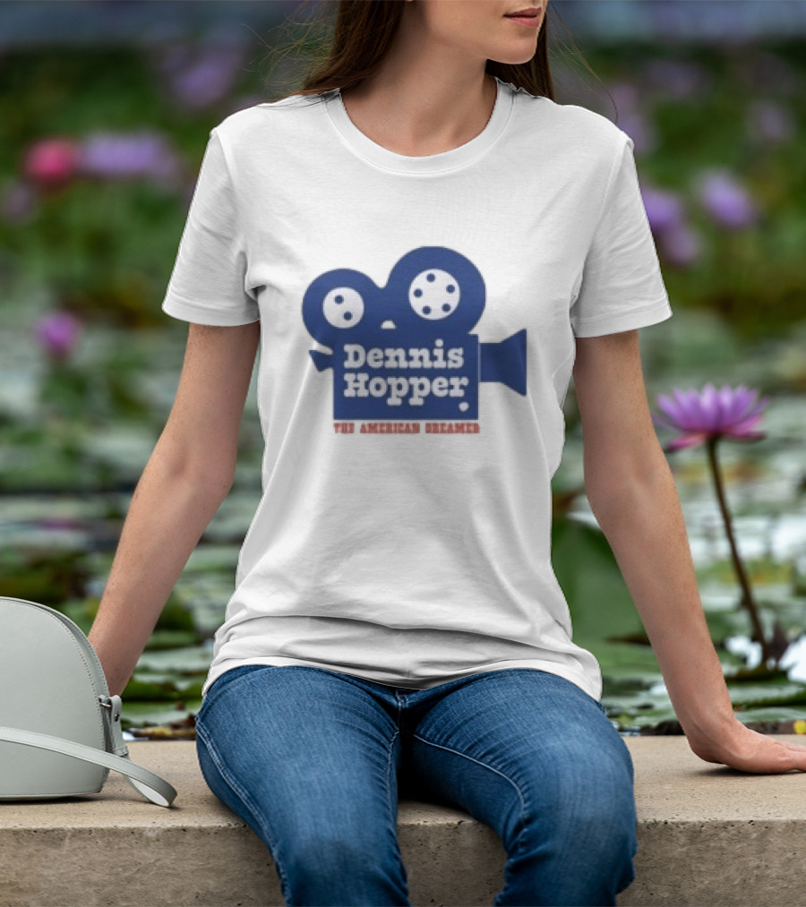 Dennis Hopper The American Dreamer Movie Camera T-Shirt