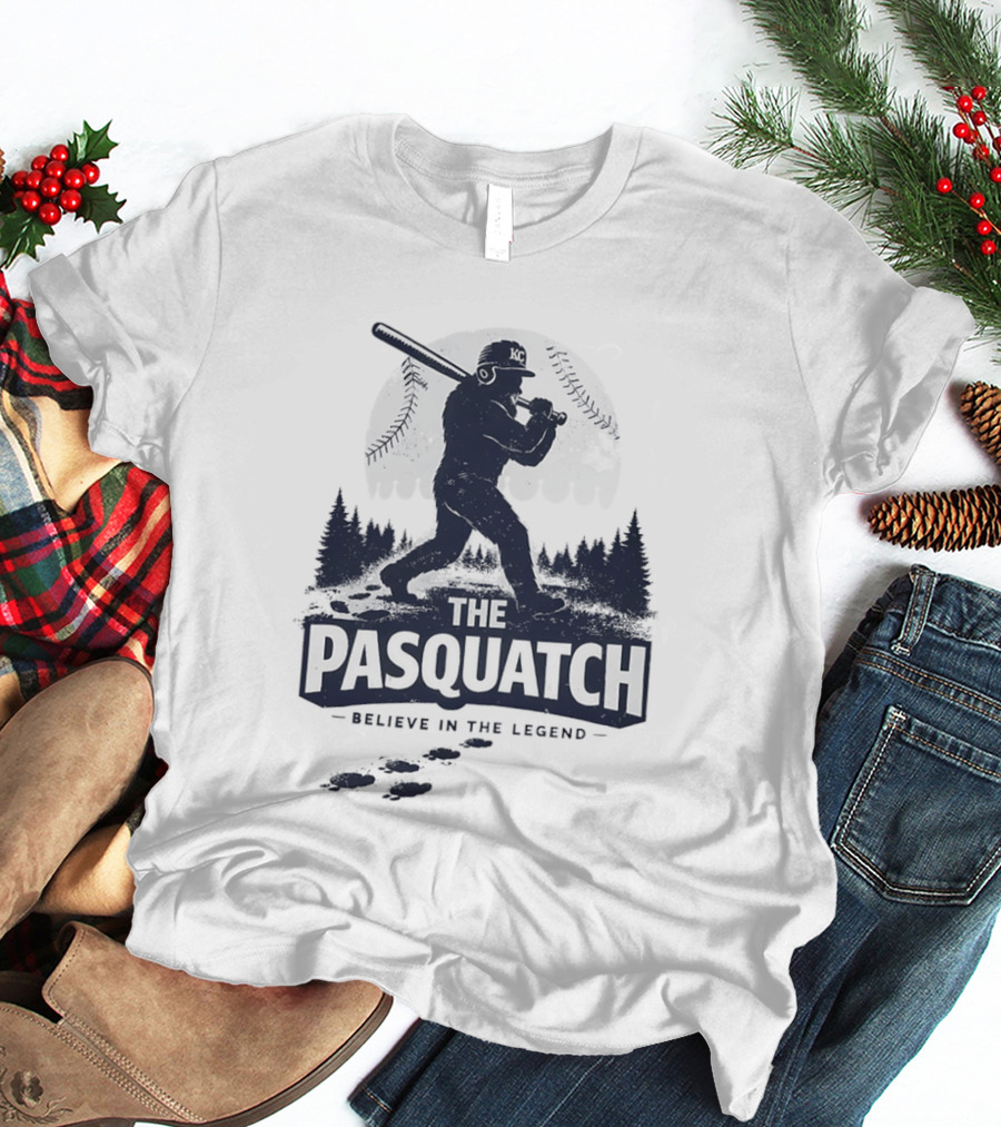 The Pasquatch Believe In The Legend Bigfoot MLB Kansas City Royals T-Shirt