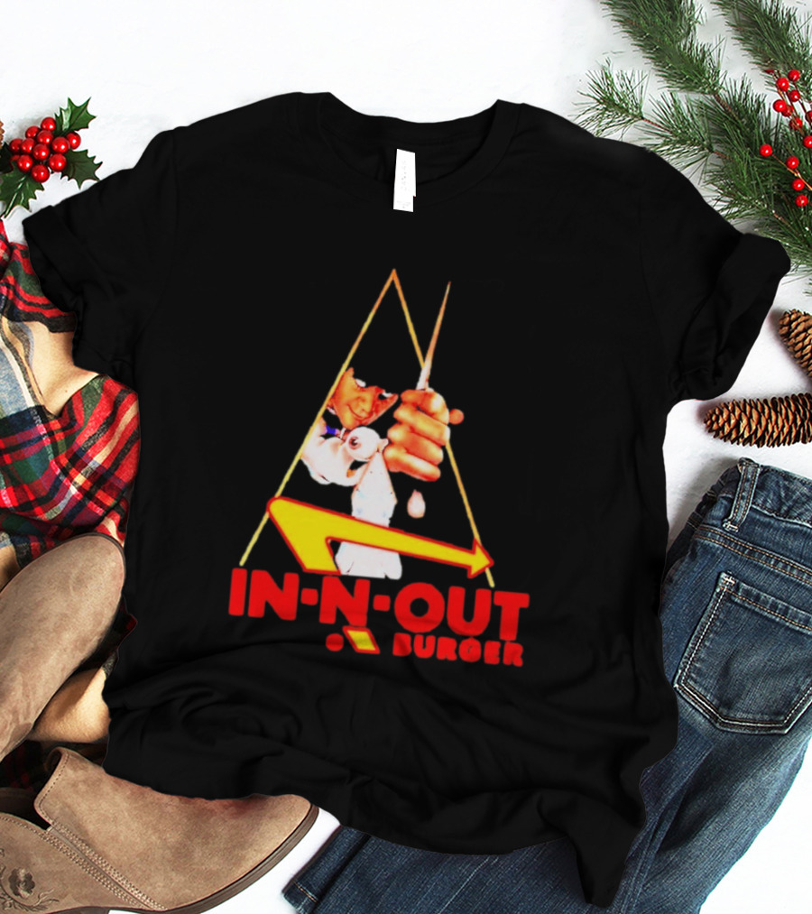 A Work Orange In N Out Burger Logo Mashup T-Shirt