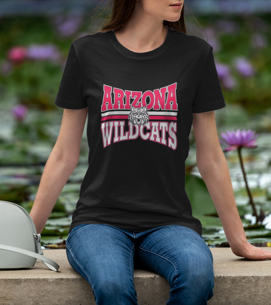 Arizona Wildcats NCAA Head Red White Stripes T-Shirt