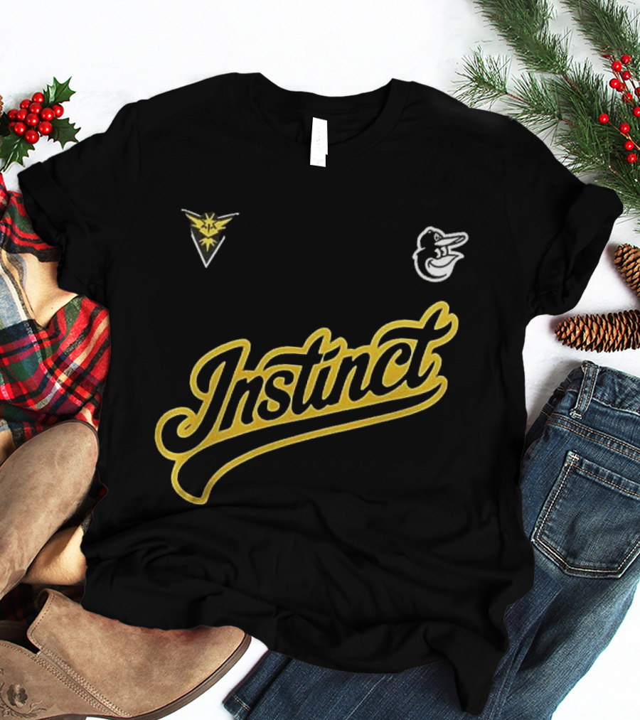 Baltimore Orioles Pokémon GO Team Instinct Collaboration 2026 T-Shirt