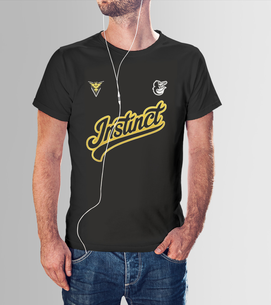 Baltimore Orioles Pokémon GO Team Instinct Collaboration 2026 T-Shirt