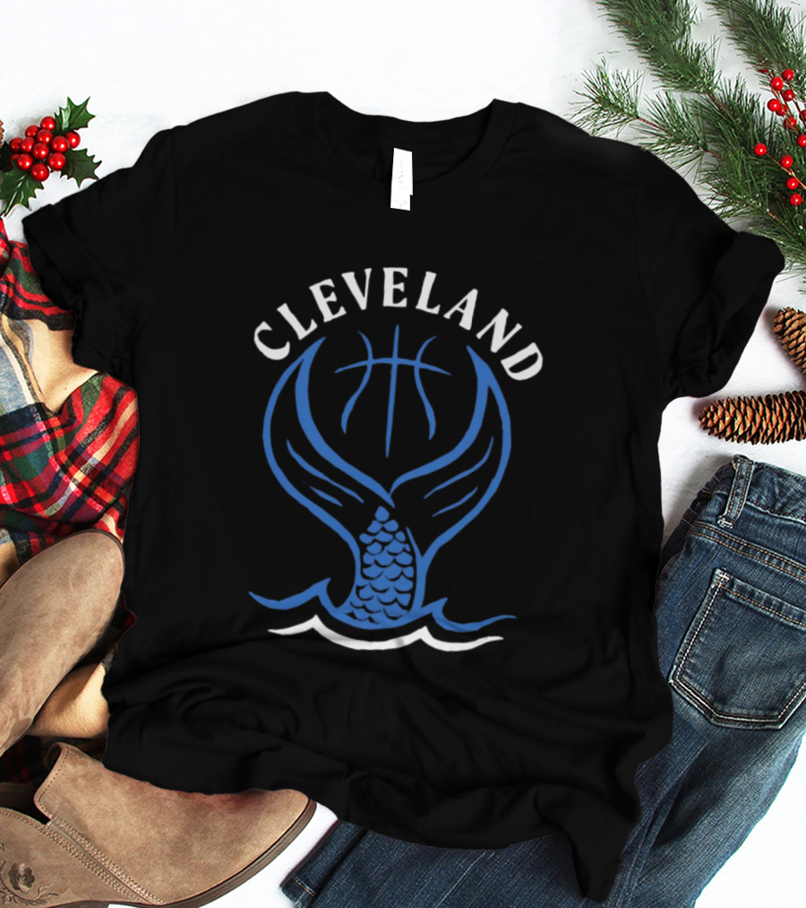 Cleveland Basketball Waves Women's Team Aquatic Spirit T-Shirt