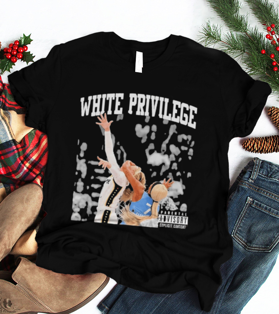 Dijonai Carrington Foul On Sophie Cunningham White Privilege Parental Advisory T-Shirt