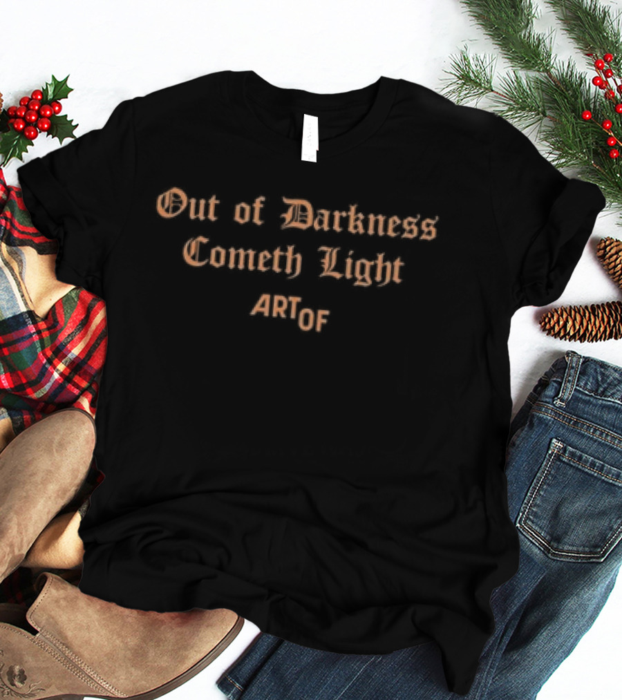 Out Of Darkness Cometh Light Wolverhampton Wanderers FC Motto T-Shirt