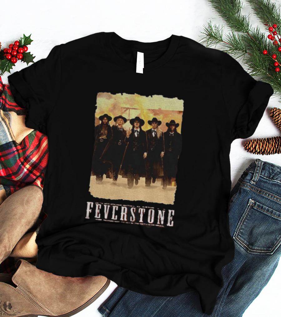 Feverstone Indiana Sophie Cunningham Caitlin Clark Tombstone Cowboys T-Shirt