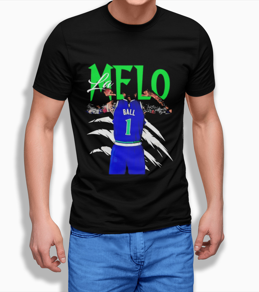 LaMelo Ball Timberwolves NBA Number 1 Jersey T-Shirt