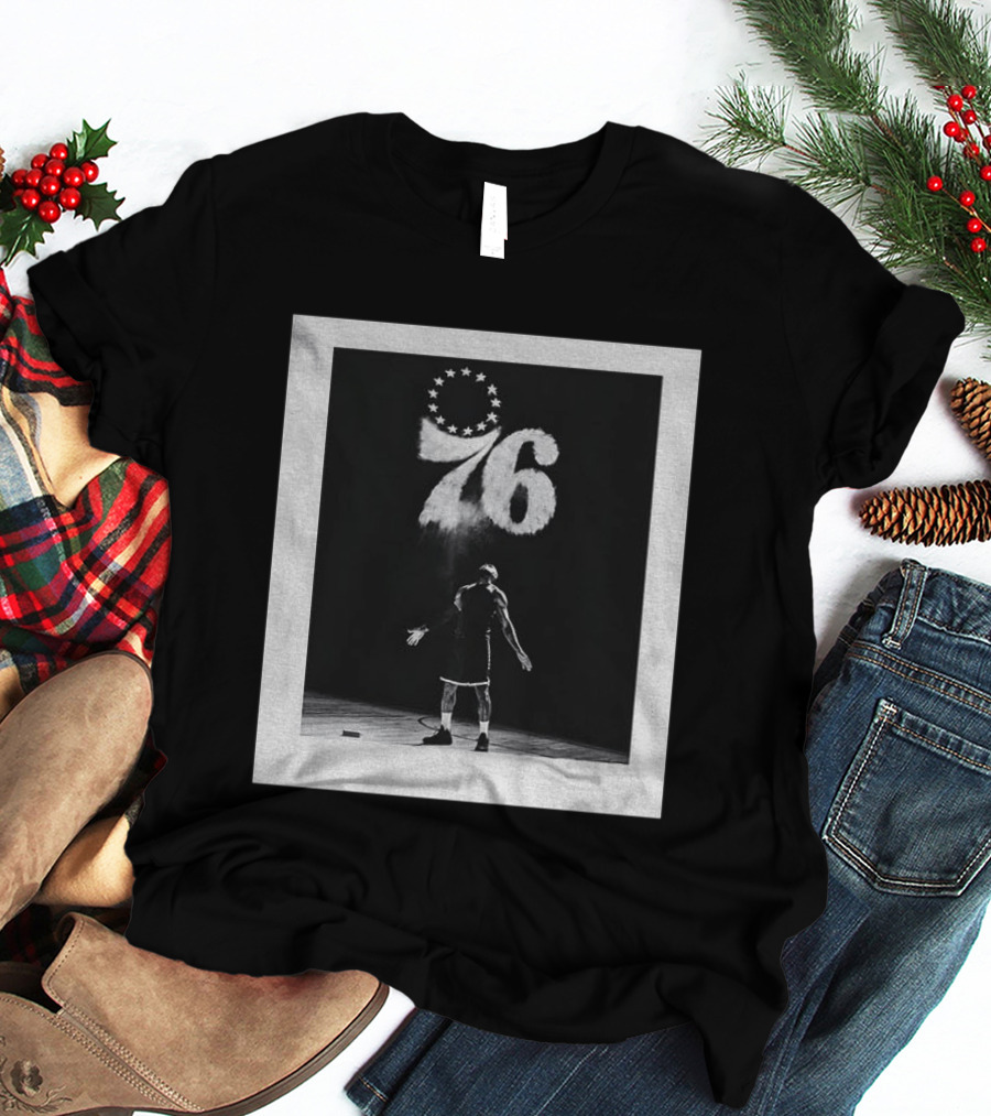 Philadelphia 76ers LeBron James Last Chalk Toss Moment T-Shirt