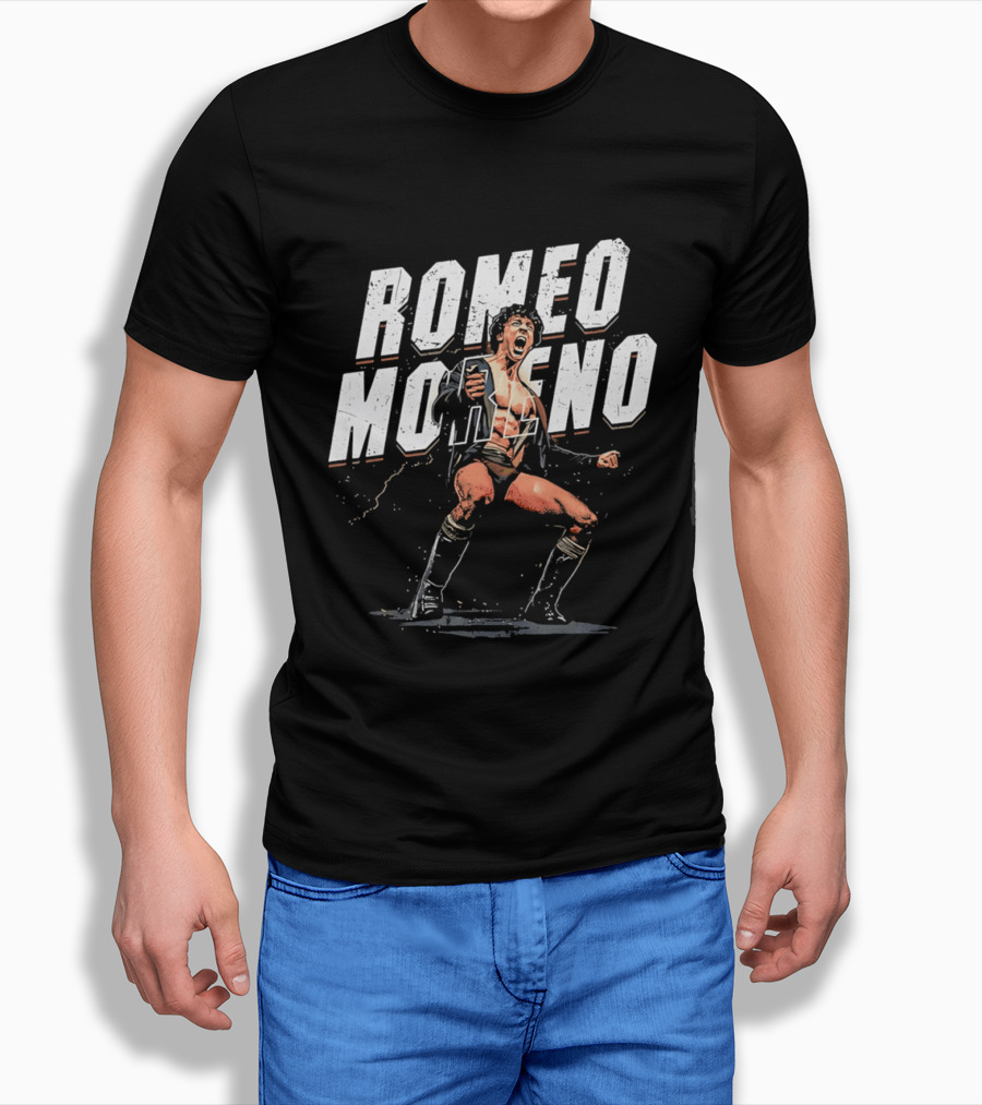 Romeo Moreno Dynamic NXT Superstar Wrestling Persona T-Shirt