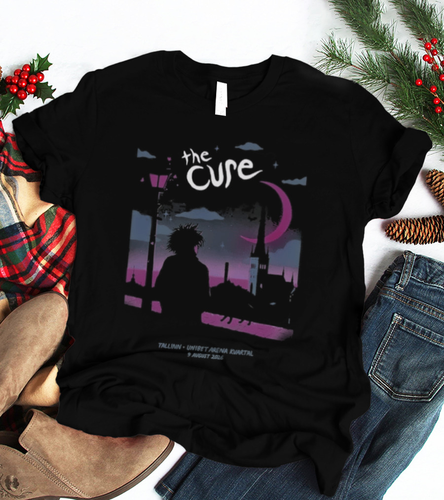 The Cure Tallinn 2026 Unibet Arena Kvartal 9 August Event T-Shirt