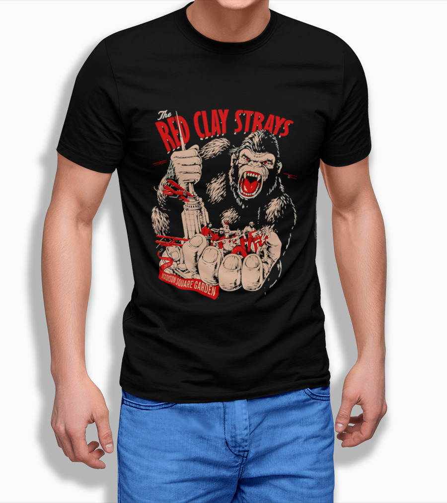 The Red Clay Strays Aug 9 2026 King Kong Madison Square Garden Event T-Shirt