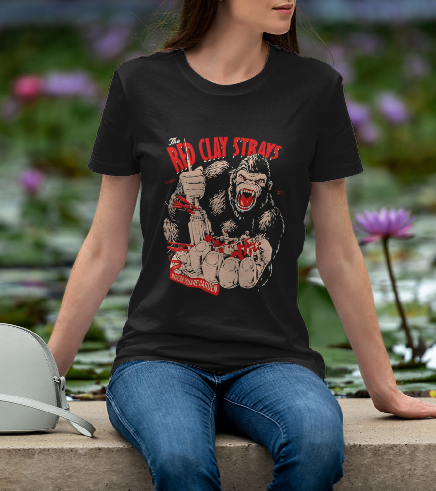 The Red Clay Strays Aug 9 2026 King Kong Madison Square Garden Event T-Shirt