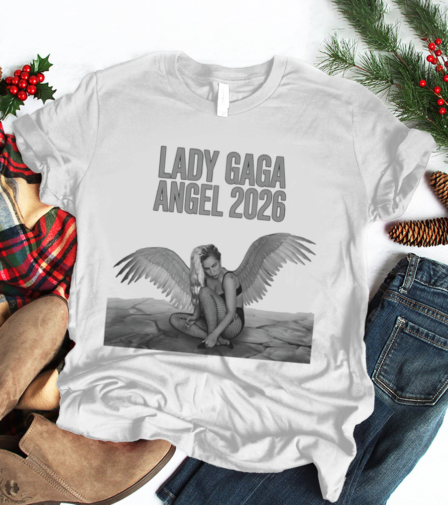 LADY GAGA ANGEL 2026 Winged T-Shirt