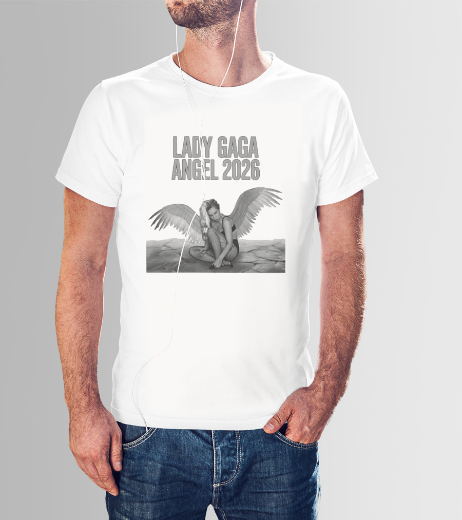 LADY GAGA ANGEL 2026 Winged T-Shirt