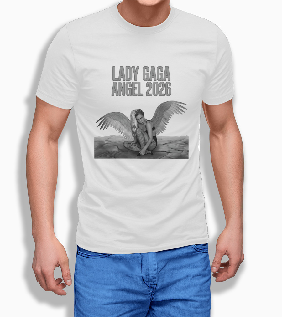 LADY GAGA ANGEL 2026 Winged T-Shirt